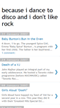 Mobile Screenshot of becauseidancetodiscoandidontlikerock.blogspot.com