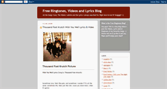 Desktop Screenshot of free-ringtones-blog.blogspot.com