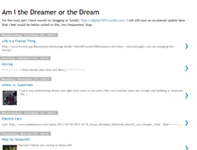 Tablet Screenshot of amithedreamer.blogspot.com