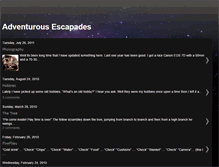 Tablet Screenshot of adventurous-escapades.blogspot.com