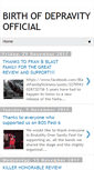 Mobile Screenshot of birthofdepravity.blogspot.com