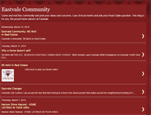 Tablet Screenshot of eastvalecommunity.blogspot.com