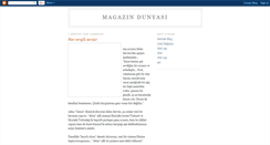 Desktop Screenshot of magazin-habercisi.blogspot.com