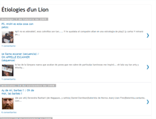 Tablet Screenshot of etiologiesdelion.blogspot.com