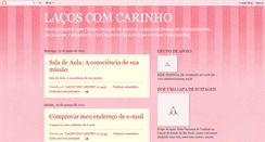 Desktop Screenshot of lacosdecarinhos.blogspot.com
