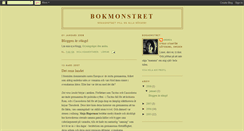 Desktop Screenshot of bokmonstret.blogspot.com