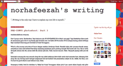 Desktop Screenshot of norhafeezah.blogspot.com