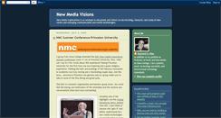 Desktop Screenshot of newmediavisions.blogspot.com