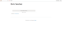 Desktop Screenshot of enricsanchez.blogspot.com