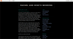 Desktop Screenshot of mikeandrachel.blogspot.com