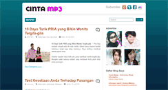 Desktop Screenshot of cinta-mp3.blogspot.com