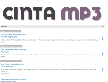 Tablet Screenshot of cinta-mp3.blogspot.com