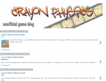 Tablet Screenshot of crayon-physics.blogspot.com