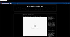 Desktop Screenshot of all-magic-tricks.blogspot.com