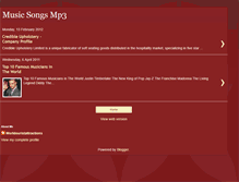 Tablet Screenshot of musicsongsmp3.blogspot.com