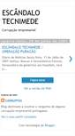 Mobile Screenshot of escandalotecnimede.blogspot.com