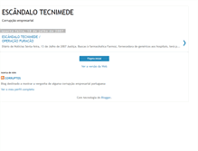 Tablet Screenshot of escandalotecnimede.blogspot.com