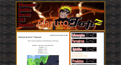 Desktop Screenshot of narutotopz.blogspot.com