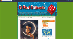 Desktop Screenshot of elpixeldelirante.blogspot.com