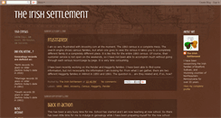Desktop Screenshot of irishsettlement.blogspot.com