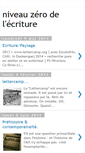 Mobile Screenshot of niveauzero.blogspot.com