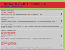 Tablet Screenshot of pacogomez-historiasdelavida.blogspot.com