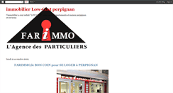 Desktop Screenshot of immobilier-perpignan.blogspot.com