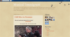 Desktop Screenshot of musicalimmigrant.blogspot.com