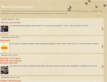 Tablet Screenshot of musicalimmigrant.blogspot.com