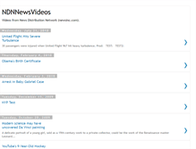 Tablet Screenshot of ndnnewsvideos.blogspot.com