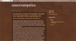 Desktop Screenshot of conexvampirica.blogspot.com