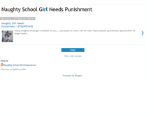 Tablet Screenshot of girlneedspunishment.blogspot.com