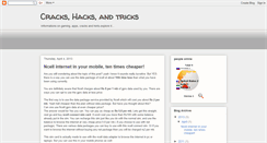Desktop Screenshot of hackthetrick.blogspot.com