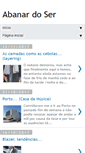 Mobile Screenshot of abanar-do-ser.blogspot.com