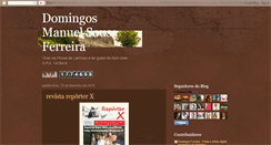 Desktop Screenshot of domingosmanuelsousaferreira.blogspot.com