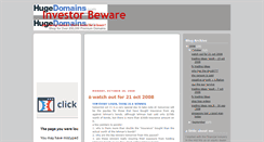 Desktop Screenshot of investorbeware.blogspot.com