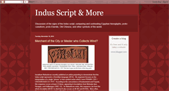 Desktop Screenshot of indusscriptmore.blogspot.com