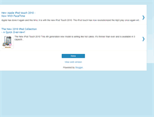 Tablet Screenshot of new-ipod-touch-2010.blogspot.com
