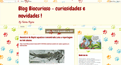 Desktop Screenshot of biocurioso.blogspot.com