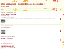 Tablet Screenshot of biocurioso.blogspot.com