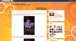 Desktop Screenshot of leoniesamigurumis.blogspot.com