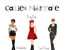 Tablet Screenshot of callies-nightmare.blogspot.com