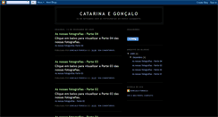 Desktop Screenshot of catarinaegoncalo.blogspot.com