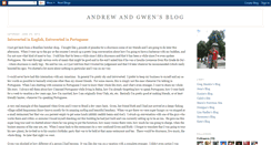 Desktop Screenshot of andrewandgwensblog.blogspot.com