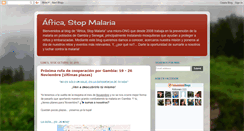 Desktop Screenshot of africastopmalaria.blogspot.com