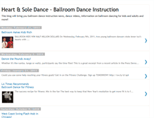 Tablet Screenshot of heartsoledance.blogspot.com