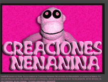 Tablet Screenshot of creacionesnenanina.blogspot.com