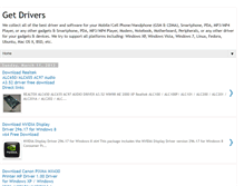 Tablet Screenshot of get-drivers.blogspot.com
