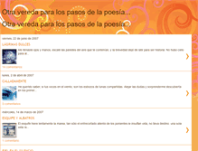 Tablet Screenshot of entresilencios-prosapoetica.blogspot.com