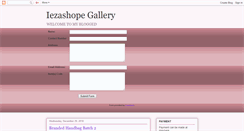 Desktop Screenshot of iezashope.blogspot.com